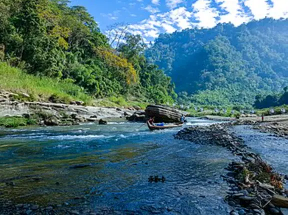 Matamuhuri River in Bandarban