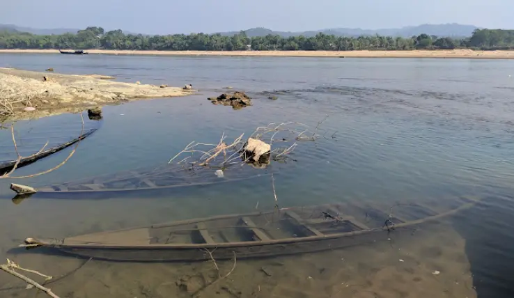 Someswari River in Netrokona