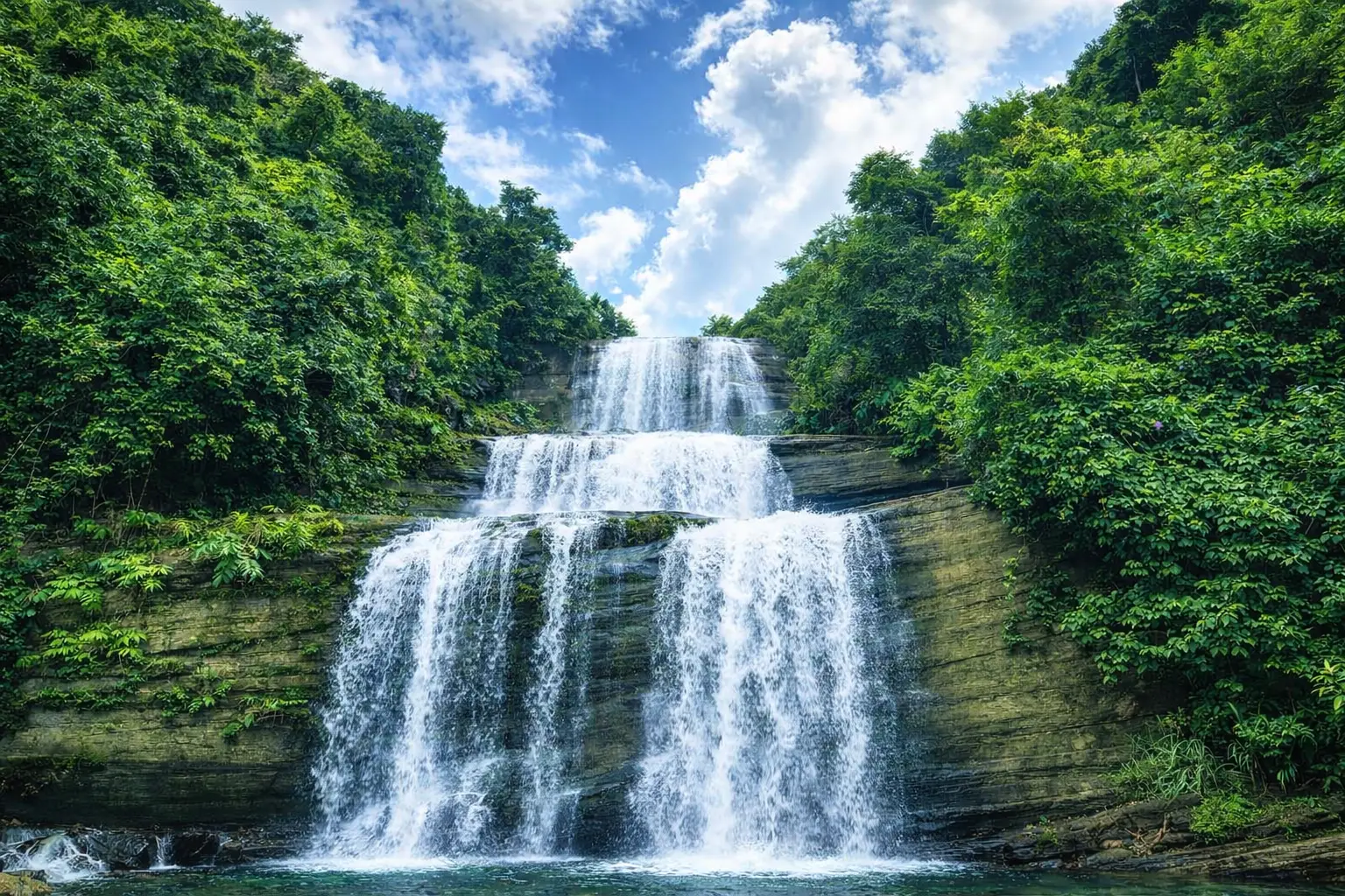 Khoiyachora Waterfall in Mirsharai