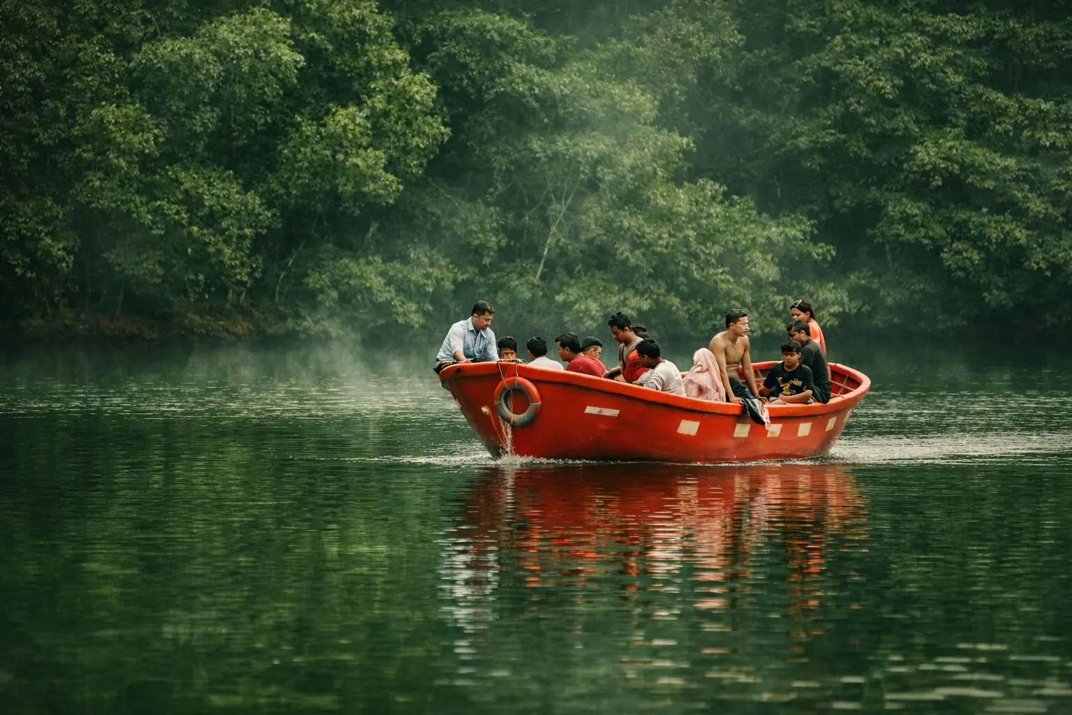 Boating at Mohamaya Lake